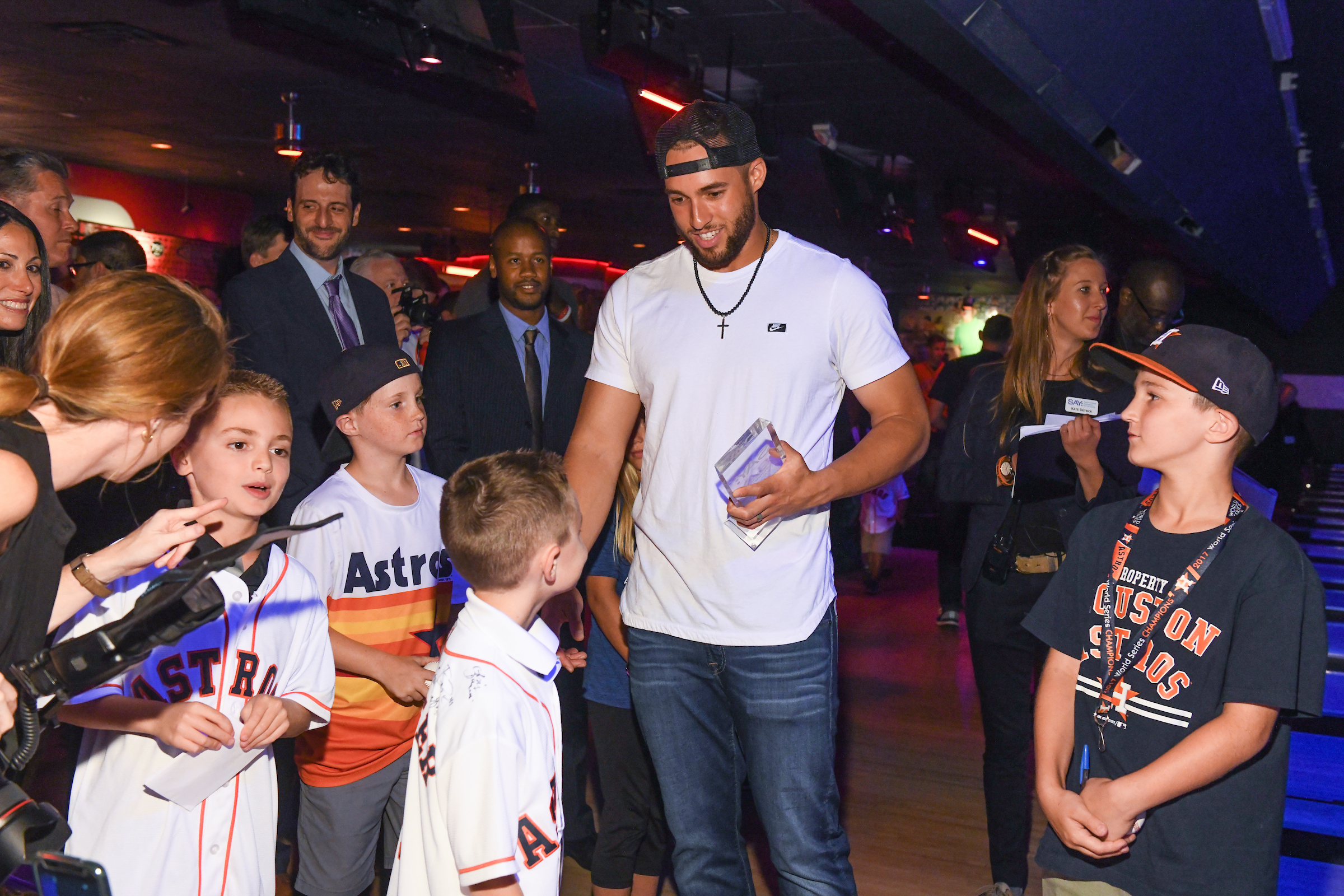 George Springer and His Wife Throw the Ultimate Bowling Party For Kids:  World Series MVP Proves to be an All-Star Off the Field Too