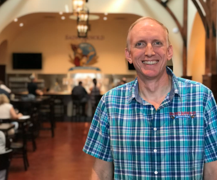 Brock Wagner thought it was a pipe dream — now it's reality. (Photo courtesy of Saint Arnold Brewing)