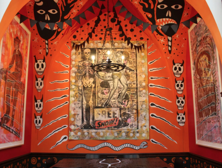 Having six different artists was key to Wagner's vision. (Photo courtesy of Saint Arnold Brewing)