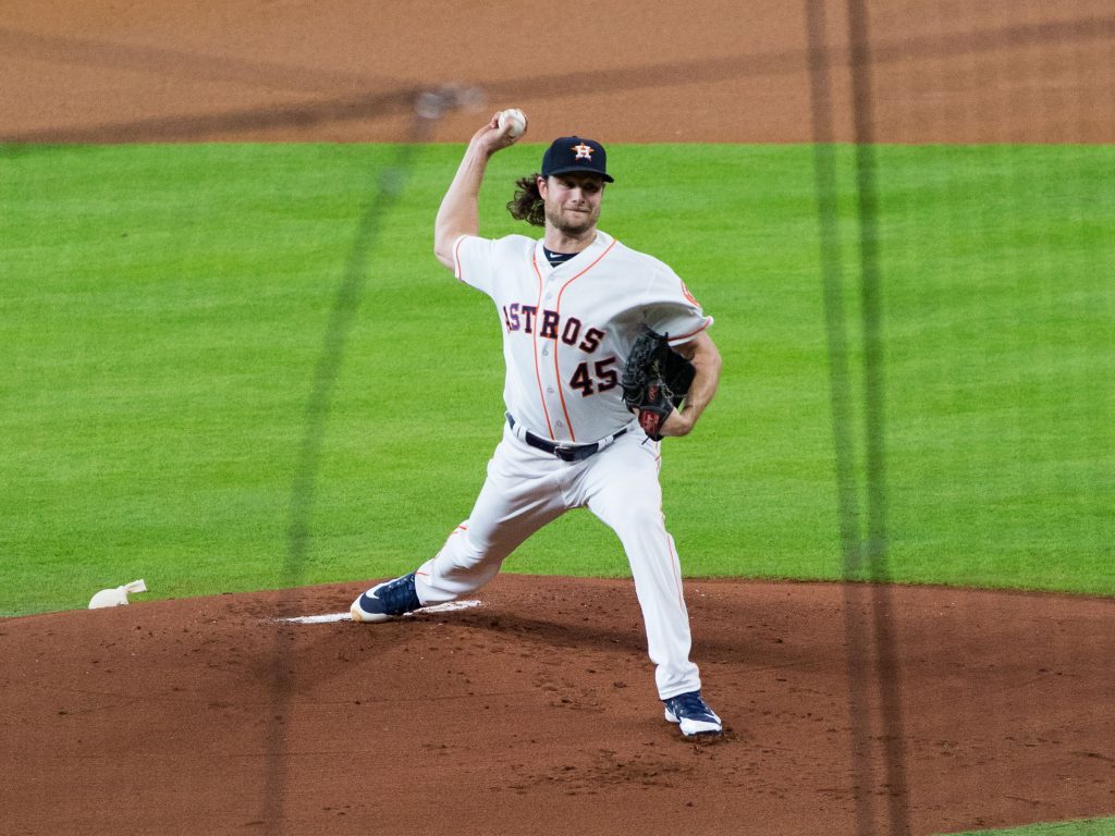 Gerrit Cole has been a strikeout revelation for the Houston Astros. (Photo by F. Carter Smith.)