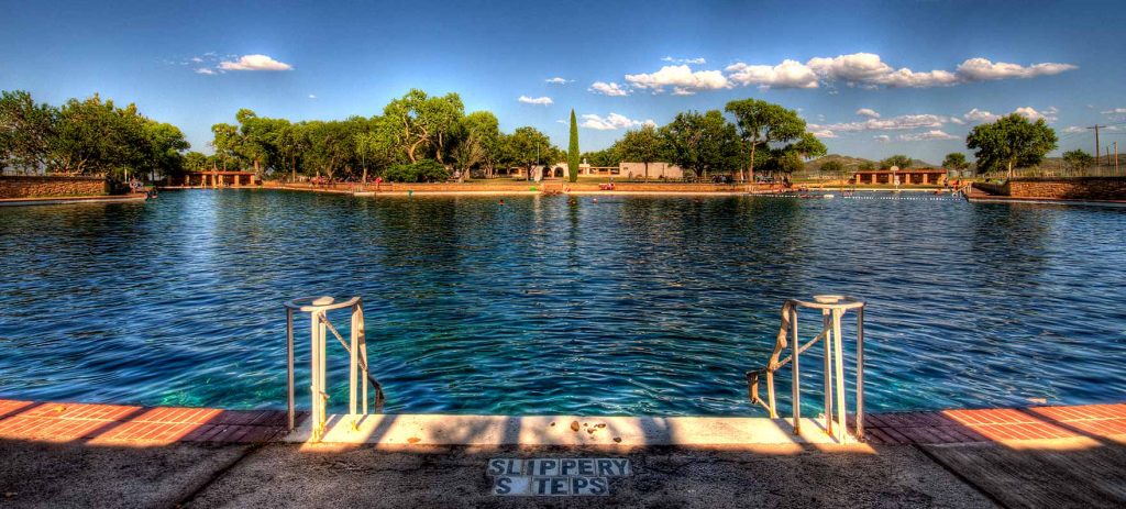 The west Texas oasis is the largest spring-fed swimming pool in the world.