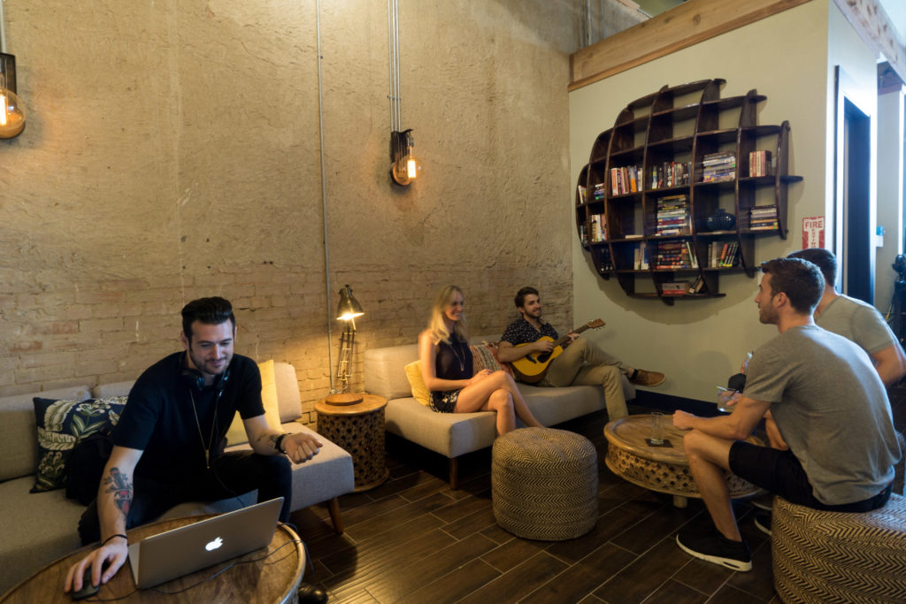 Deep Ellum Hostel was created by the same duo behind Firehouse Hostel in Austin.