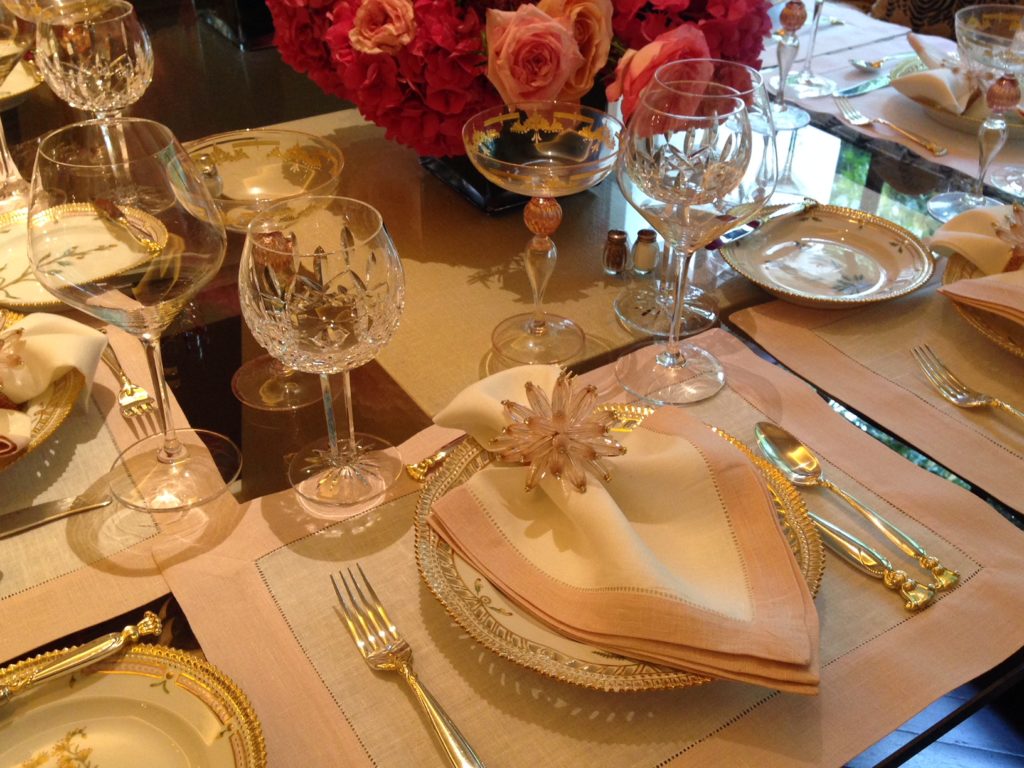 Sheridan and John Eddie Williams River Oaks dinner party