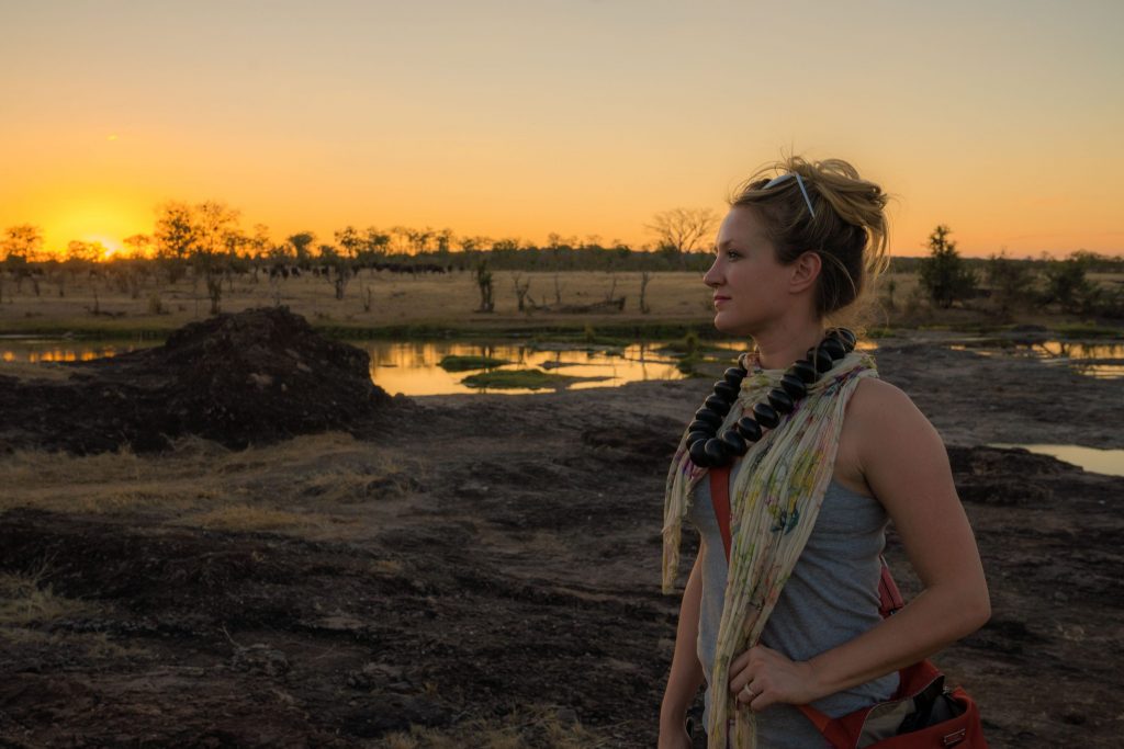 Meghan Bartos on the Zambezi River