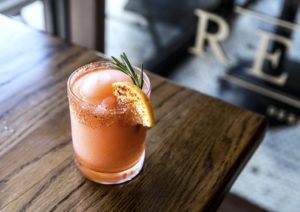 boozy brunches Relish Restaurant and Bar's Frozen Salty Dog