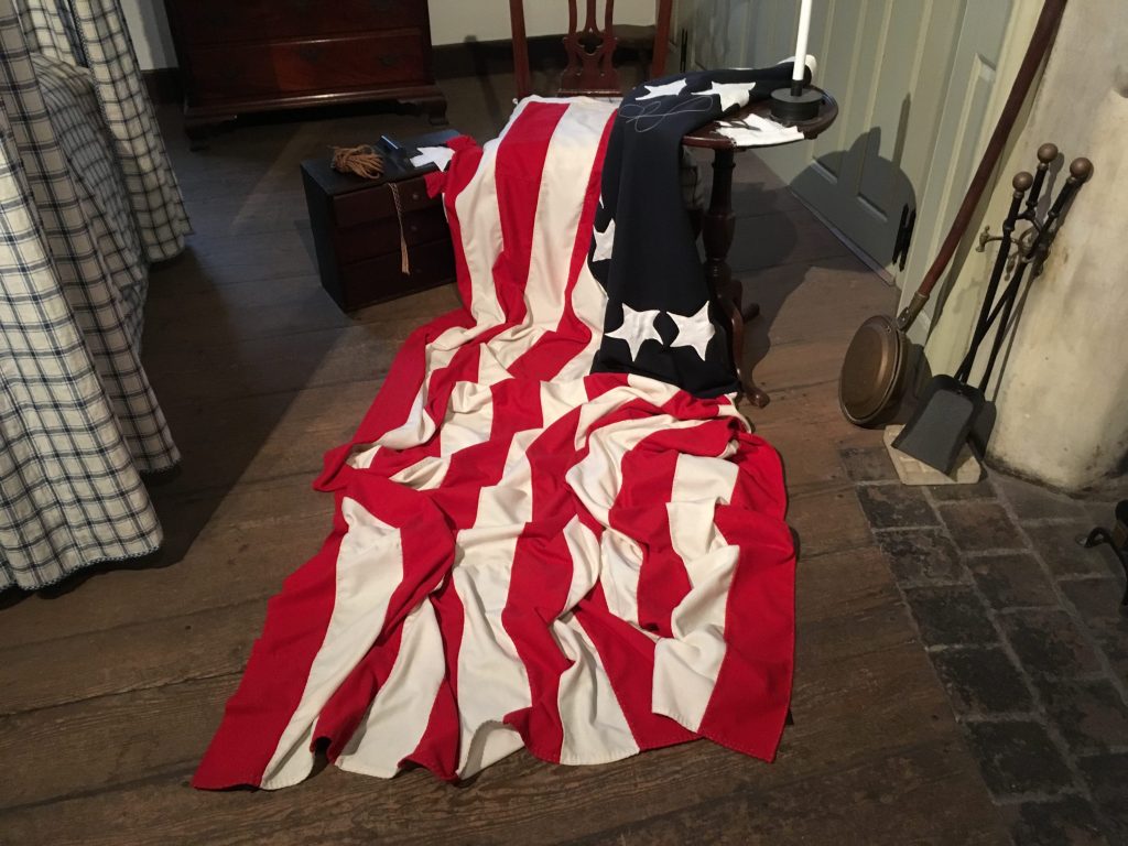 Old Glory at the Betsy Ross House, Philadelphia.