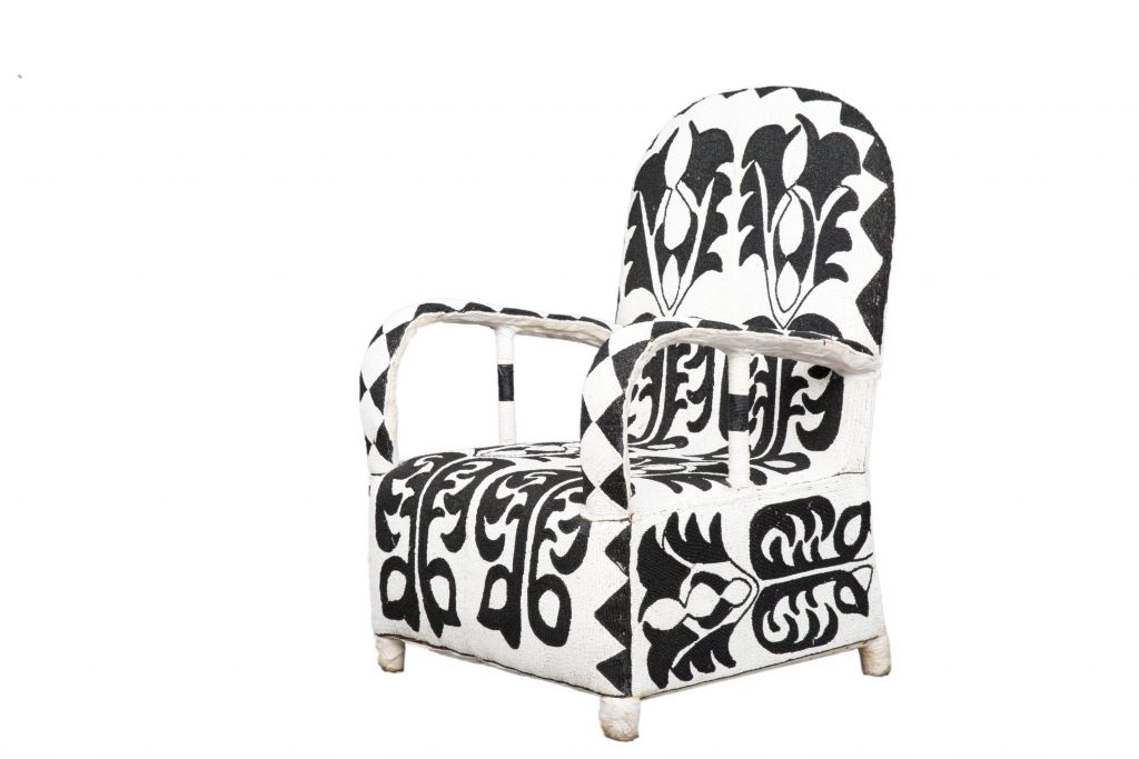 Beaded chair
