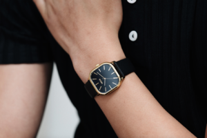 Visser Watch in Gold/Black, $90