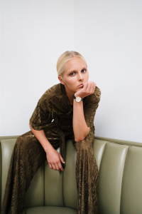 Joule (Petite) Watch in Gold/Black, $80