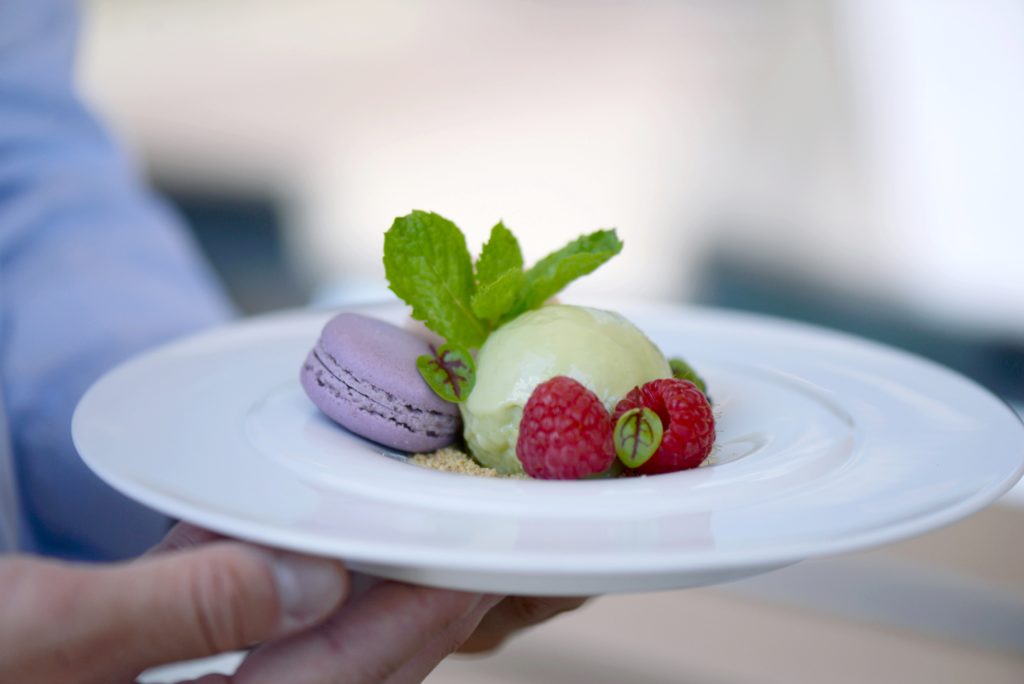 Tobiuo Sushi + Bar keeps it cool with avocado lime Ice cream. (Photo by Dragana Harris.)