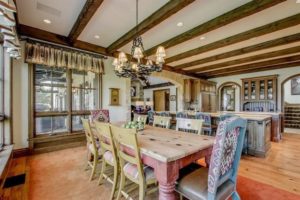glenn beck mansion dining area