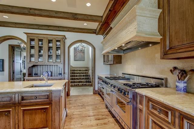 Plentiful counter space allows for tons of prep. 