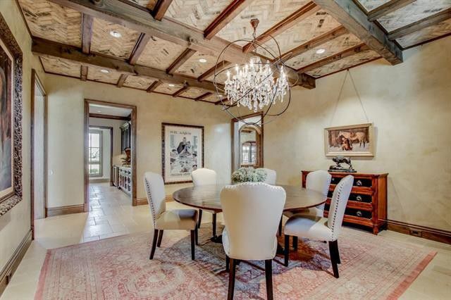 Rustic touches add a natural flair to the many rooms. 