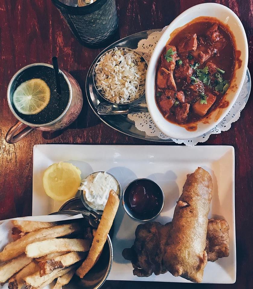 Queen Vic was the place for light bites or a full-on dinner. 