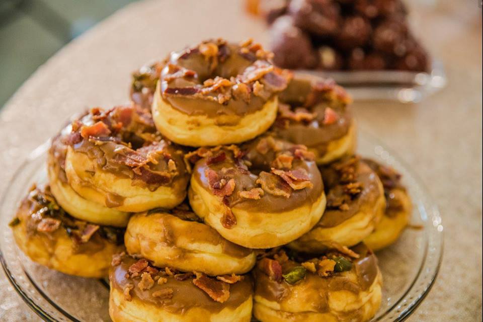 Swing by River Oaks Donuts to bring home the bacon like you never have before. 