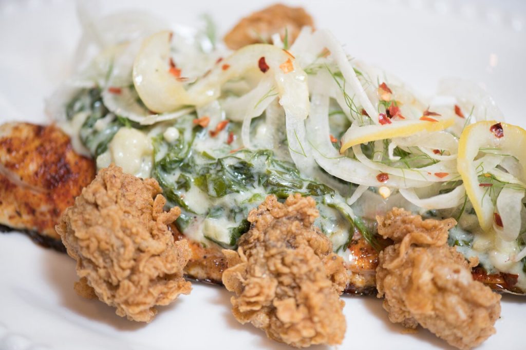 Nothing says Gulf Coast like Redfish on the half shell. 