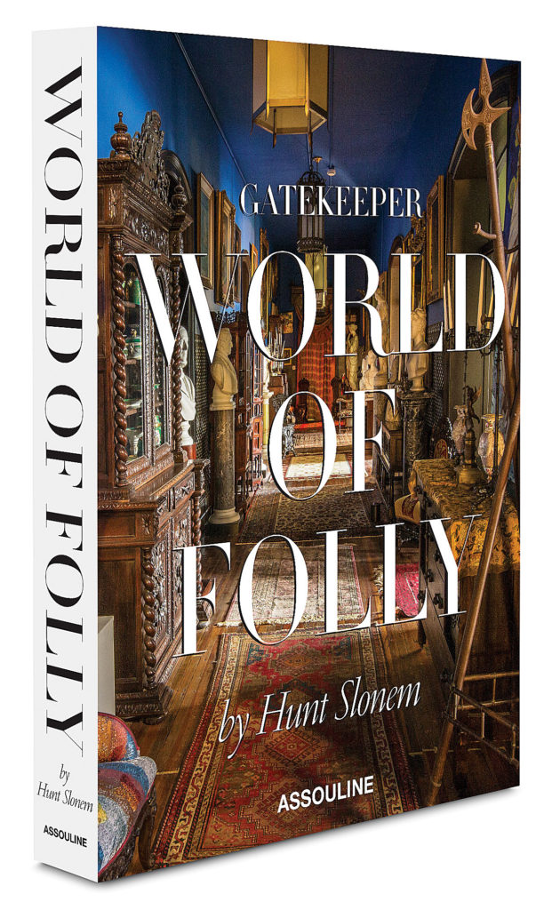 The book that documents the artist's majestic intervention into the Watres Armory, "Gatekeeper: World of Folly," was just released this summer by Assouline.