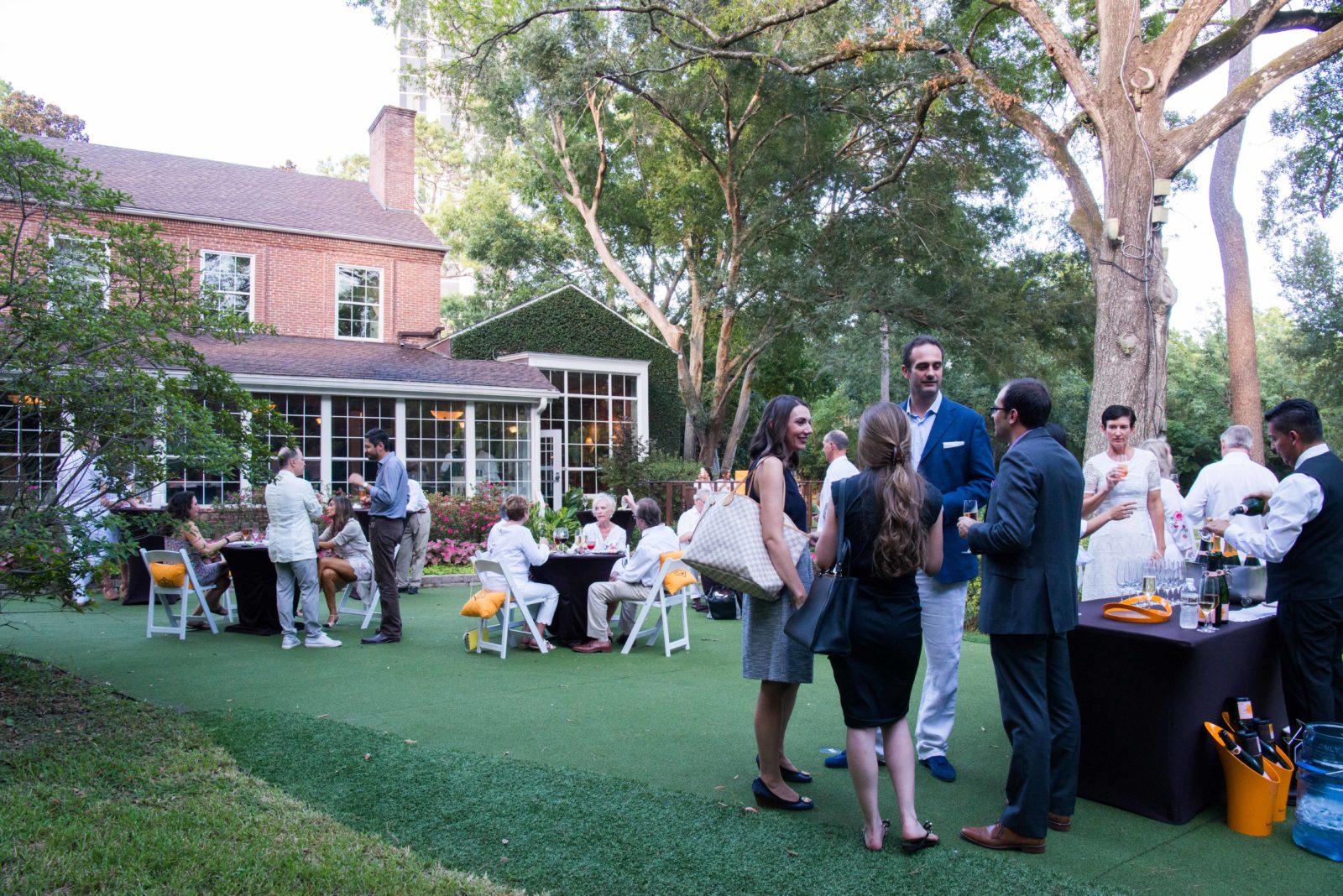 Houston's Historic Manor House Hosts a Summer Party to Remember Endless Champagne, Croquet and