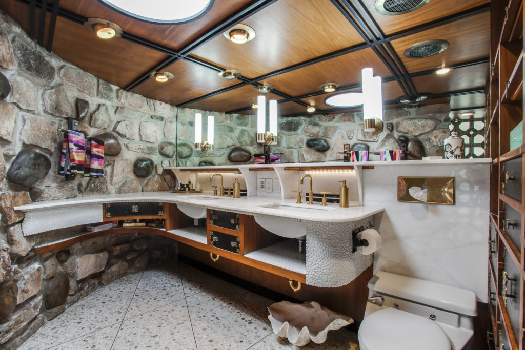 The house has four bathrooms. 