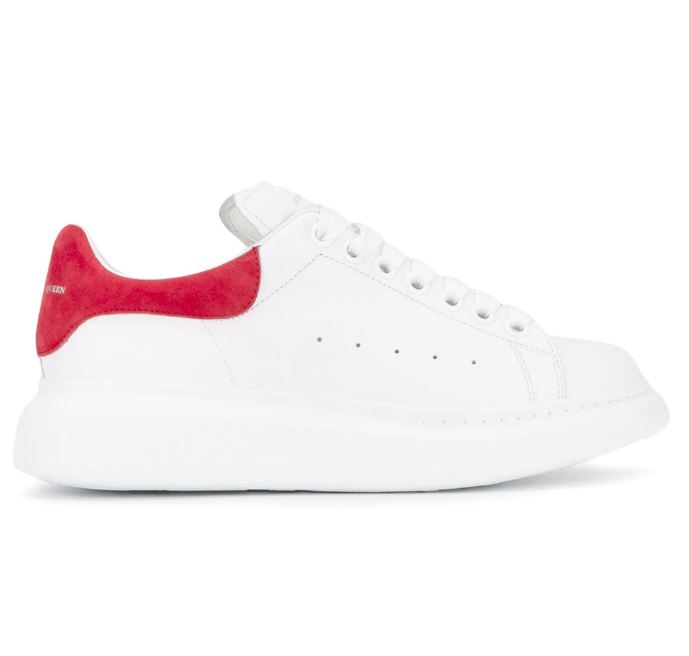 Alexander McQueen sneaker $575, at Forty Five Ten, Dallas; Neiman Marcus, Saks Fifth Avenue, Houston