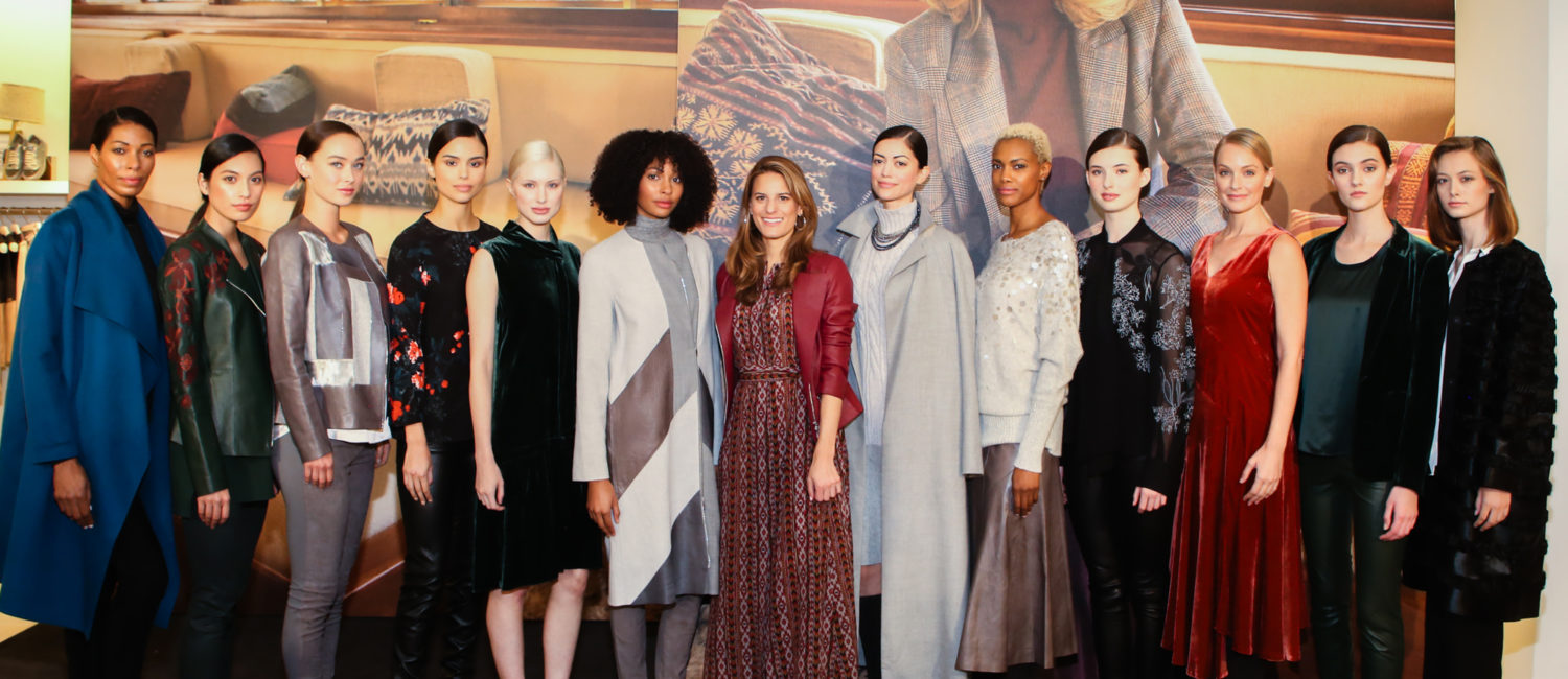 Brooke Jaffe with models