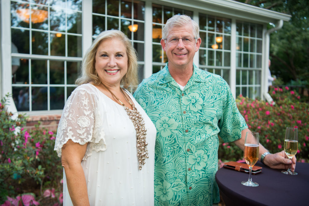 Guests enjoy an evening at The Houstonian Manor House