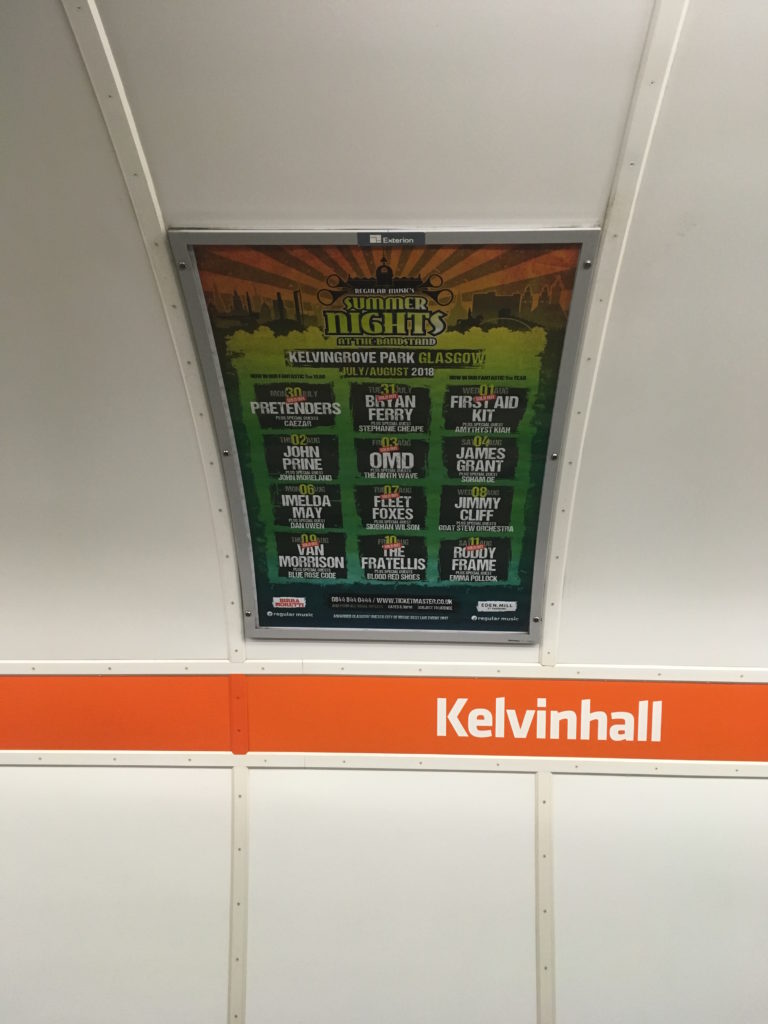 Navigating the Glasgow tube system comes with its rewards.