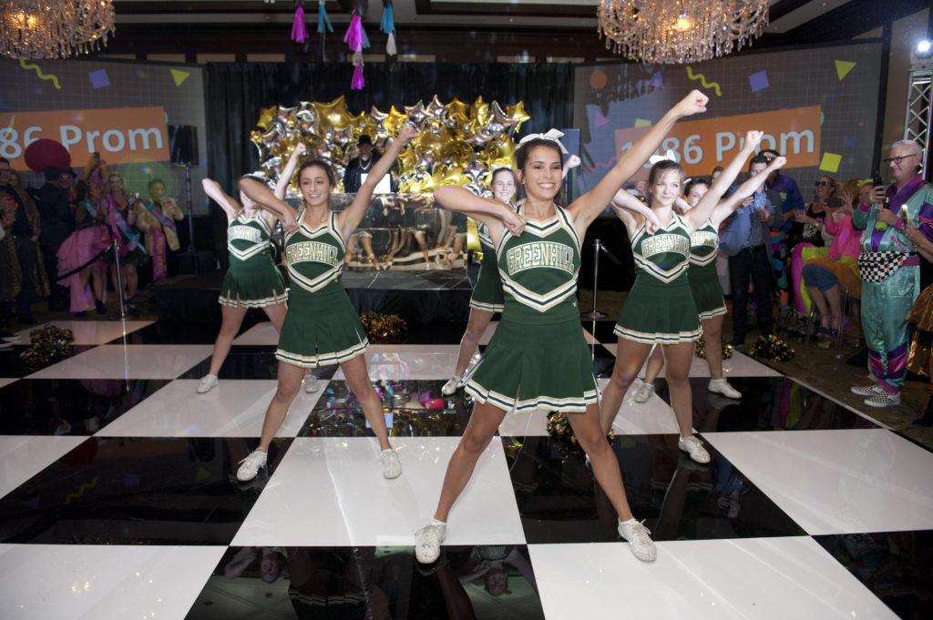 Greenhill School cheerleaders