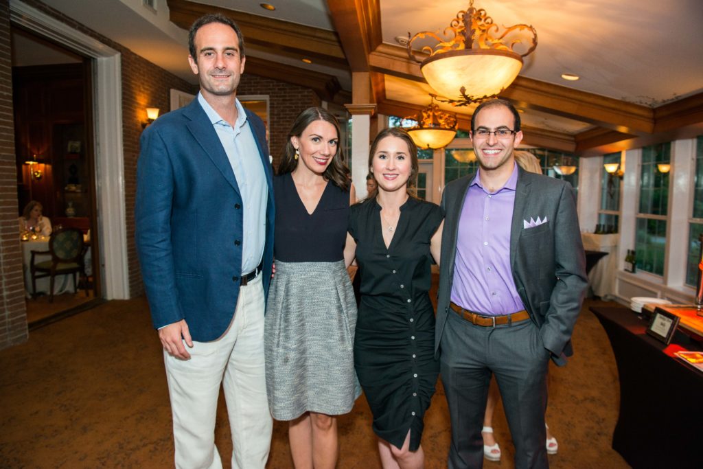 Guests enjoy an evening at The Houstonian Manor House