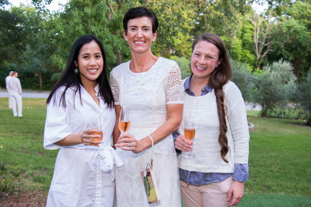 Guests enjoy an evening at The Houstonian Manor House