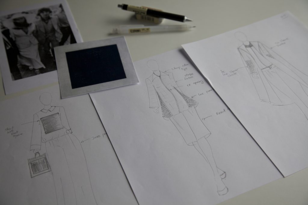 KÛR Collection sketch.