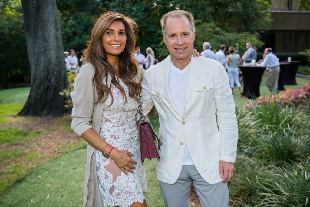 Guests enjoy an evening at The Houstonian Manor House