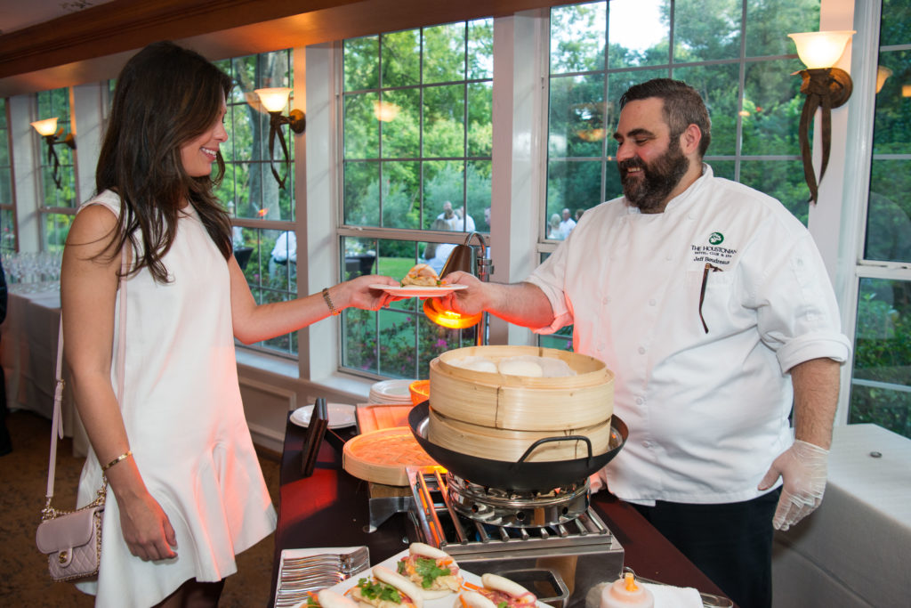 Guests enjoy an evening at The Houstonian Manor House