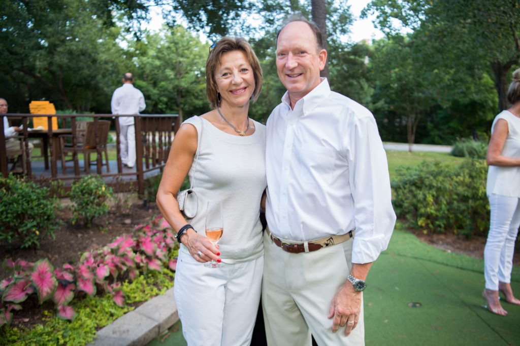 Guests enjoy an evening at The Houstonian Manor House