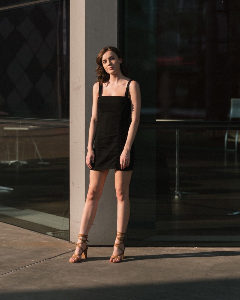 The little black dress is nature's most versatile garment. 