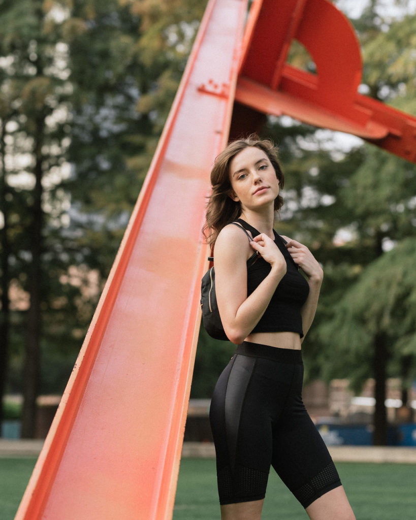 Lean into the athleisure trend – it's comfortable and cute. 