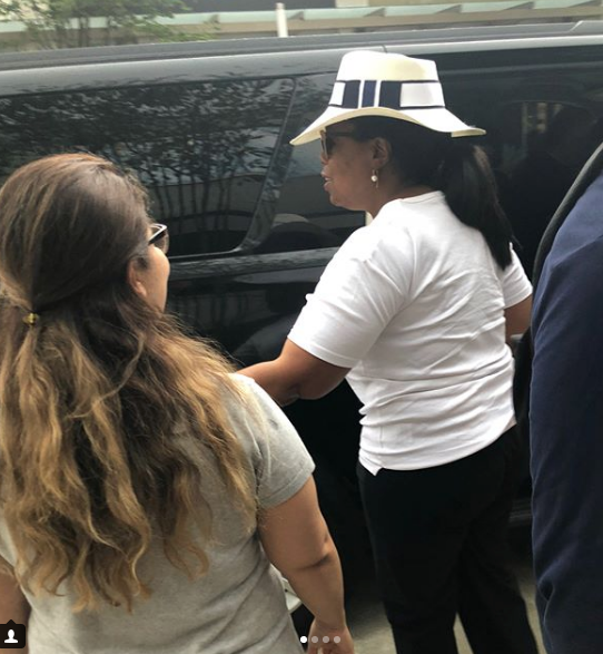 Oprah Winfrey hit Houston's River Oaks District for some shopping Wednesday afternoon.