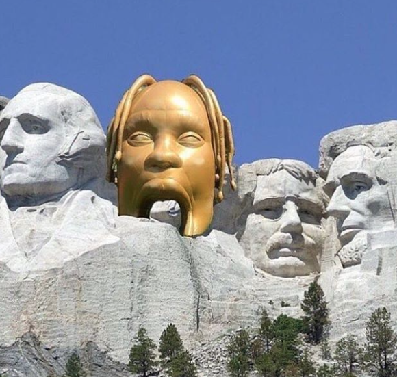 Travis Scott Turns a Dead Amusement Park Into Music (and Crazy Merchandise) Gold Houston