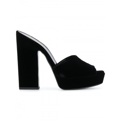 Hillery's selection: Saint Laurent platform mules