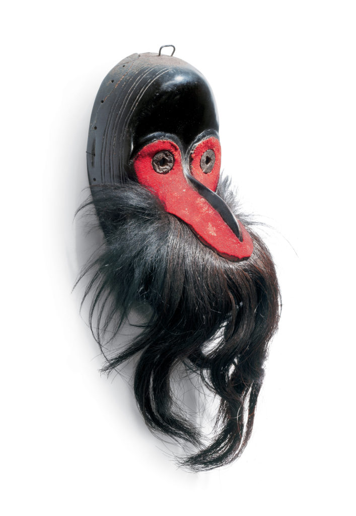 Kono peoples' "Mask (Nyamu Hine Glboa)," late 19th-early 20th century (The Menil Collection, Houston. Photo Hickey-Robertson)