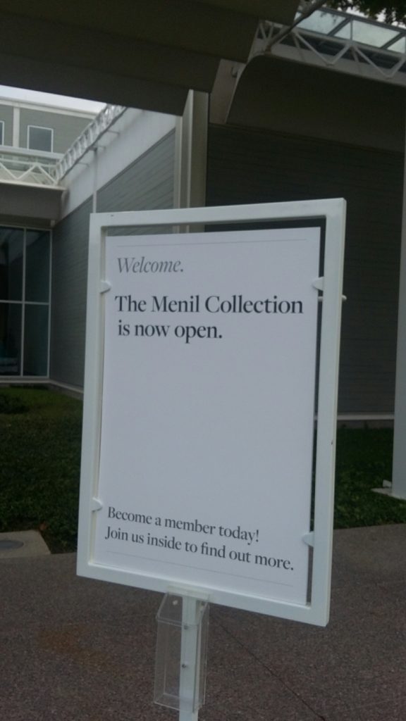 After a seven-month closure, The Menil Collection is back in business.