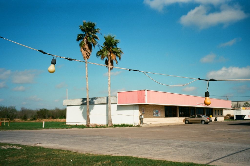 Carrington takes many photos of vast Texas land, like this image in George West, Texas. 