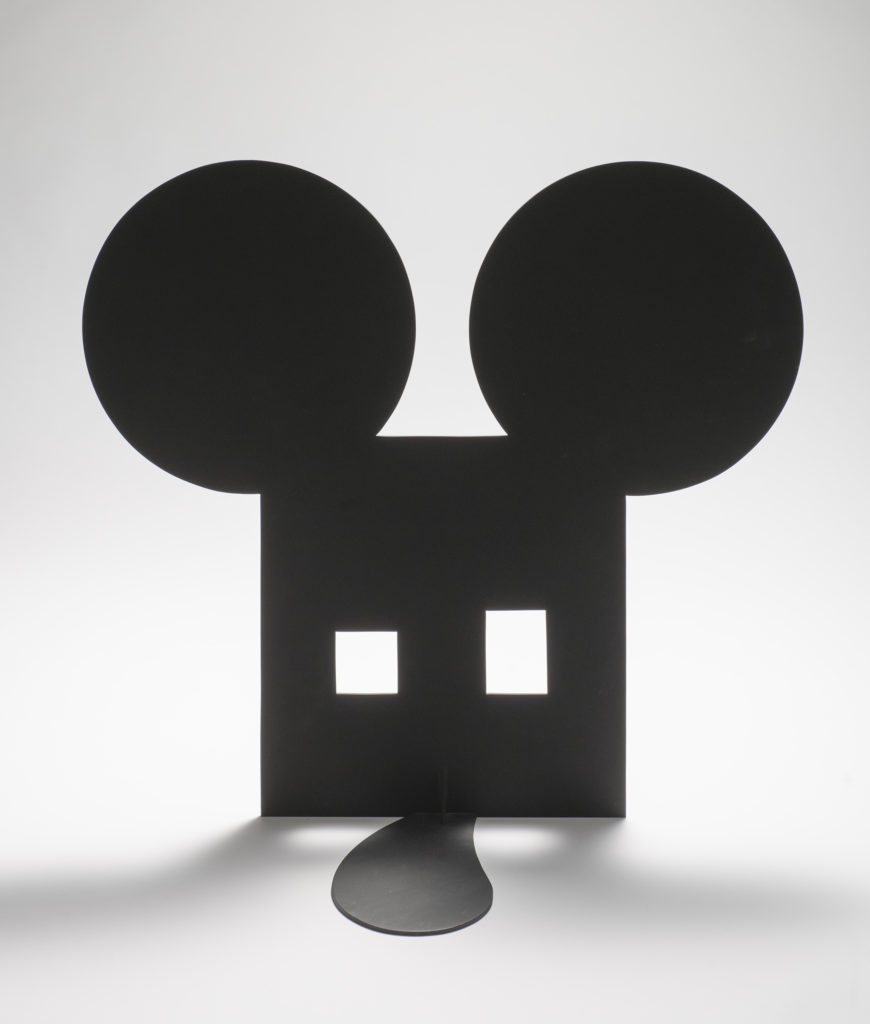 Claes Oldenburg’s "Model for a Geometrically Formed Mouse," 1975, at The Menil Collection (The Menil Collection. © Claes Oldenburg. Photo Paul Hester)