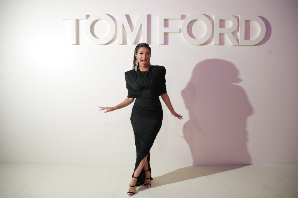 Cardi B at Tom Ford