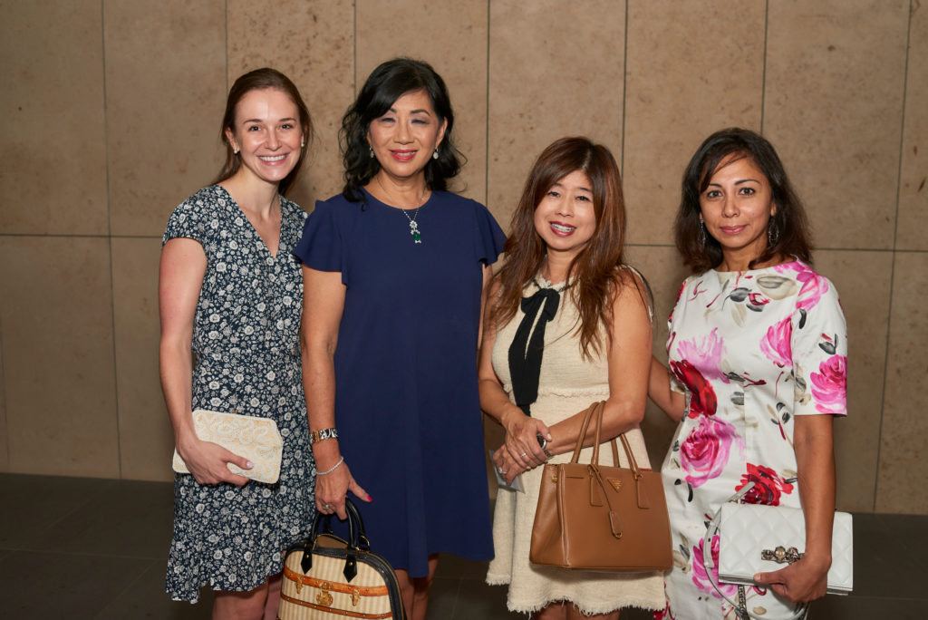 Kate Travis, Alice Mao Brams, Rose Chen, and Fatema Naqvi. Thursday, September 13, 2018 Ð Bank of America Women's Leadership Series: Women in Culinary Arts luncheon and panel featuring Christine Ha, Jenni Tranweaver, and Kiran Verma and moderated by Vani Rao, at Asia Society Texas Center. Jeff Fantich photo.