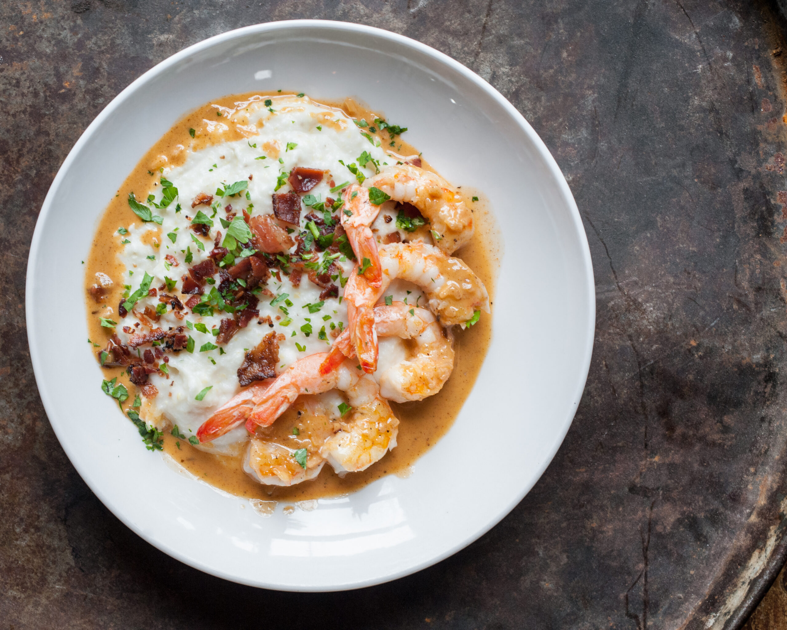 Dish Society at Finn Hall_Shrimp n Grits_Photo by Debora Smail