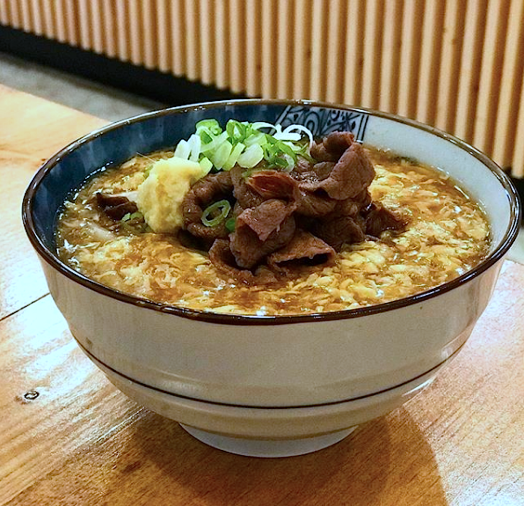 Ishin's Udon Egg Dopp is no ordinary dish.