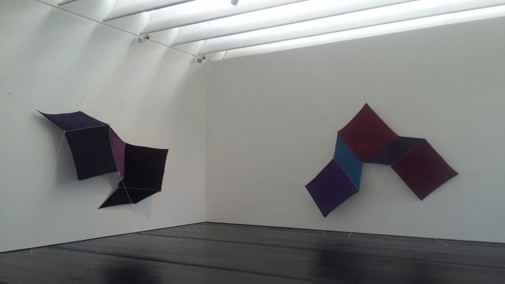 Underknown minimalist master Joe Overstreet is represented by two works from the early '70s.