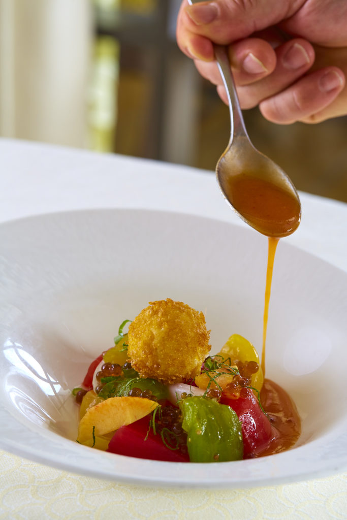 Heirloom tomato salad