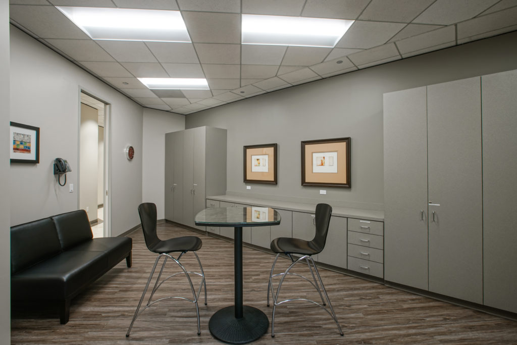 Bingo chairs by Kimball, so bistro, so mid-century. Find them at OFI.